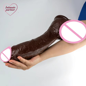 Dildo Realista de Primera Calidad, Negro, Grande, Pene Artificial, Juguetes Sexuales Anales para Adultos, Vagina, <span class=keywords><strong>Strapon</strong></span>, Masturbadores para Mujer, Estimulador de Punto G - Product Image 2