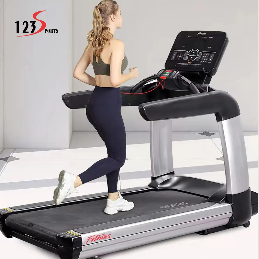 123Sports Professional Design Led Screen Adjustable Speed Super Load-Bearing Capacity Life Fitness Treadmill For Gym Training