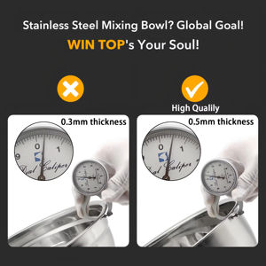 Groothandel Hoogwaardige Roestvrijstalen Slakom Met Rasp Hulpstukken Antislipbasis Voor Het Mengen Van Bakken - Product Image 6