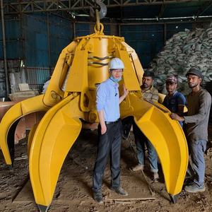 Grue à poutre suspendue avec grappin électro-hydraulique à peau d'orange <span class=keywords><strong>pour</strong></span> le traitement des déchets - Product Image 4