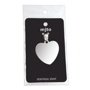 Componente per Gioielli a Forma di Cuore in Acciaio D15mm - Product Image 2