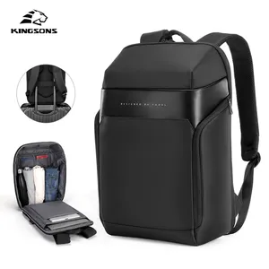 Black leather backpack polyester backpack outdoor backpack travel bag for traveling