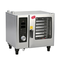 Four combiné multifonctionnel à écran tactile à convection directe d'usine pour cuisine de restaurant