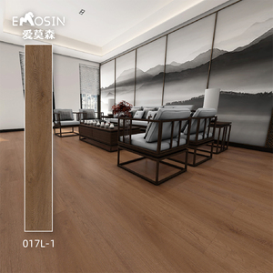 Suelo Vinílico SPC <span class=keywords><strong>de</strong></span> Alta Calidad, Homogéneo, con Acabado Brillante, <span class=keywords><strong>para</strong></span> Hospitales y Decoración del Hogar, Diseño Espiga Gris, Sistema <span class=keywords><strong>de</strong></span> Click - Product Image 1