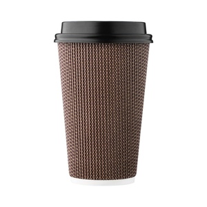 Tapa de Papel Desechable de Doble Pared de Alta Gama P&M para Café, Té, Vino, Agua Mineral, Tequila, Resistente al Agua, con Logotipo Personalizado, Compra al por Mayor - Product Image 1