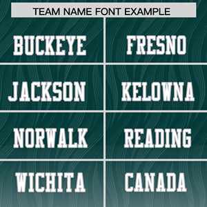 Camiseta de Fútbol Americano Personalizada con Degradado Verde Medianoche y Gris para Exteriores - Product Image 3