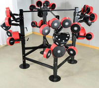 Support réglable 3-en-1 pour cibles de boxe, mitaines de frappe et sacs de sable professionnels
