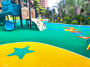 Inolp IAAF สนามเล่นกีฬาผ้าตาหมากรุกวัสดุแทร็ก EPDM เม็ดสำหรับบาสเก็ตบอล & วิ่งสำหรับระบบแซนด์วิช - Product Image 4