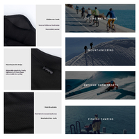 Masque de ski et de cyclisme thermique personnalisé avec logo, doublure polaire épaisse, coupe-vent, respirant, anti-humidité, en polyester pour l'extérieur en hiver