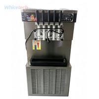 Máquina de Helado Suave Comercial WIHCM-390 de Sobremesa con Doble Compresor de Acero Inoxidable para Equipos de Refrigeración Comerciales