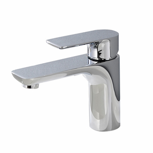 Phòng tắm lưu vực vòi với Chrome cơ thể đồng tốt, hộp mực gốm, Kẽm hợp kim xử lý, và điều chỉnh nước nóng và lạnh - Product Image 1