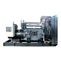 Groupe électrogène diesel Shangchai DR-500F à châssis ouvert 60KVA/100KVA/150KVA, 4 cylindres, 50/60Hz, démarrage automatique à distance, ATS, triphasé 100%