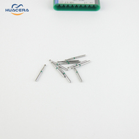 Fraises orthodontiques de haute qualité BR-41C consommables de fraises diamantées dentaires avec mèches de routeur à pointe en carbure de sécurité avancée par Huacera