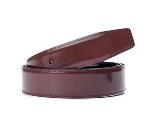 Cinto de Couro Legítimo Dupla Face Reversível de Luxo com Fivela Simples - Product Image 4