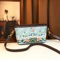 Sac à main vintage 3D gaufré pour femme, sac bandoulière rétro avec visage de dame, sac messager, pochette de téléphone de créateur