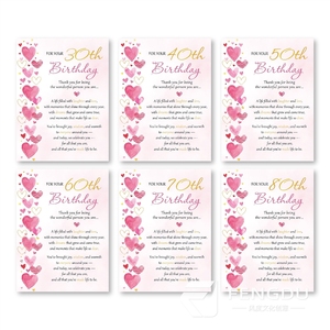 Tarjeta <span class=keywords><strong>de</strong></span> felicitación <span class=keywords><strong>de</strong></span> <span class=keywords><strong>cumpleaños</strong></span> cálida para mujeres mayores - Product Image 5