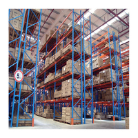 Système de rayonnage sélectif pour palettes HUAWU 3 tonnes, acier Q235, robuste, pour entrepôt, modèle HW-PR22