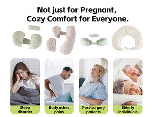 Confortable Extra Doux Pleureur Traversin Personnalisation Couleur Grossesse U Forme Oreiller Sommeil Maternité Femmes Enceintes Oreiller - Product Image 2