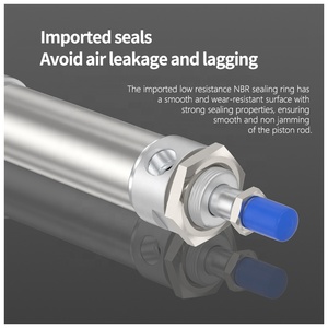 Edelstahl-Pneumatik zylinder der MA-Serie Doppel-/einfach wirkende Mini-Luft-PT/NPT-Anschluss bohrung Größen 16/20/25/32/40mm - Product Image 4