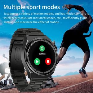 <span class=keywords><strong>LIGE</strong></span> Smart Watch cadran rond faire appel fitness <span class=keywords><strong>smartwatch</strong></span> fréquence cardiaque sport extérieur montres électroniques pour hommes - Product Image 4