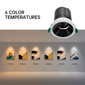 Nouvelle tendance ETL CE RCM Listed LED Downlight encastré 8W 15W 25W Plafonnier en aluminium carré CRI90 Villa haut de gamme Hôtel - Product Image 2