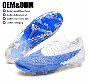 รองเท้าฟุตบอล Source Factory Custom OEM รุ่น <span class=keywords><strong>Phantom</strong></span> GX แบบสวม หุ้มข้อต่ำ หน้าผ้าตาข่าย สำหรับฤดูหนาว ฤดูใบไม้ผลิ ฤดูร้อน เหมาะสำหรับสนามหญ้าจริงและหญ้าเทียม - Product Image 1