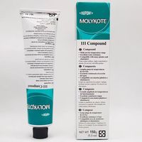 MOLYKOTE DC111 Compound Silicone Valve Lubricant Sealant, NSF Potable Water Approved Grease O Rings,Faucets Vacuum Sealing150G