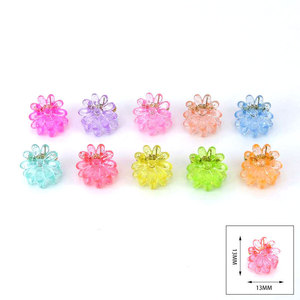 Vente en gros d'usine : Mini pinces à cheveux <span class=keywords><strong>de</strong></span> qualité, colorées, style bonbon, en plastique, accessoires capillaires pour enfants, Noël, emballage OPP - Product Image 6