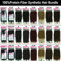 Extensions de cheveux en fibre organique extra longues et lisses, avec frontal