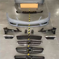 Kit carrosserie complet AMG de haute qualité pour conversion pré-LCI, kit carrosserie C63 pour Mercedes Benz Classe C W204 pré-2008-2010