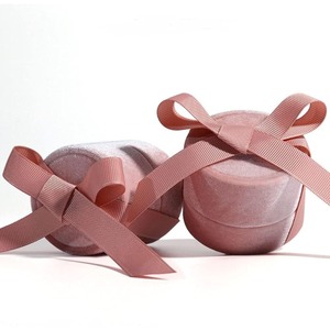 Boîte à pendentif, boîte à collier rose, boîte cadeau en velours pour pendentif, boîte de rangement haut de gamme pour bijoux, personnalisable selon les besoins - Product Image 3