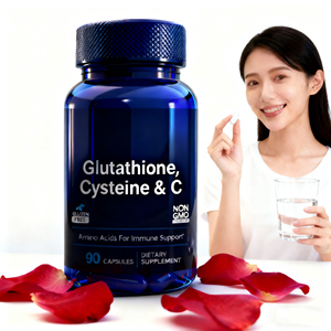 Cápsulas de Glutatión OEM en Oferta con Cisteína y Vitamina C, Potente Suplemento Antioxidante que Apoya la Salud del Hígado y la Piel Radiante - Product Image 3