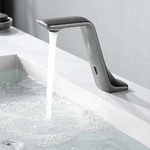 Salle de bains moderne Lavabo intelligent sans contact Capteur infrarouge Robinet automatique Robinetterie d'eau en laiton - Product Image 5