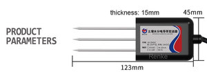 Sondas Agrícolas de Acero Inoxidable Renke, Sensor Inteligente de Humedad del Suelo <span class=keywords><strong>TDR</strong></span> con RS485, 4-20mA, 0-5V, 0-10V - Product Image 6
