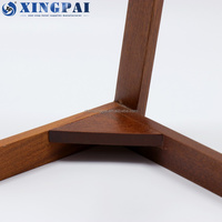 Équipement de buffet XINGPAI, support à gâteau en bois de Sapele naturel, support à gâteau à trois étages détachable pour mariage et fête