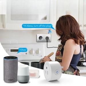 <span class=keywords><strong>WiFi</strong></span> Smart Plug para Smart Home Tomada Wi-Fi Sem Fio com Alexa Google Mini Xiaoi Tmall King Suporte - Product Image 5