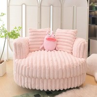 Canapé d'angle modulaire moderne en tissu Yimu modèle 5 Sakura Light Luxury Plush, design pivotant, pour salon