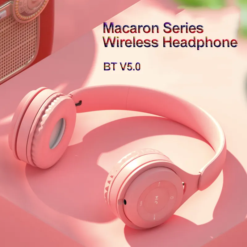 Hot Sales M6 Opvouwbare Draadloze Headset Met Tf Card Slot Kleurrijke Hoofdtelefoon Stereo Oortelefoon
