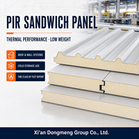 Panneau sandwich EPS insonorisant et thermiquement isolant pour la construction de bâtiments industriels en acier, entrepôts et usines
