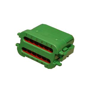 12pin Auto Elektrische Wasserdichte Steck verbinder DT06-12SC-Ce01 Grün - Product Image 2