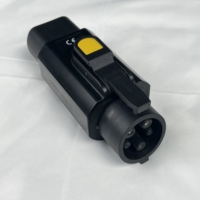 Adaptor pengisi daya kendaraan listrik, adaptor pengisian daya T EV kendaraan elektrik tipe 2 ke tipe 1