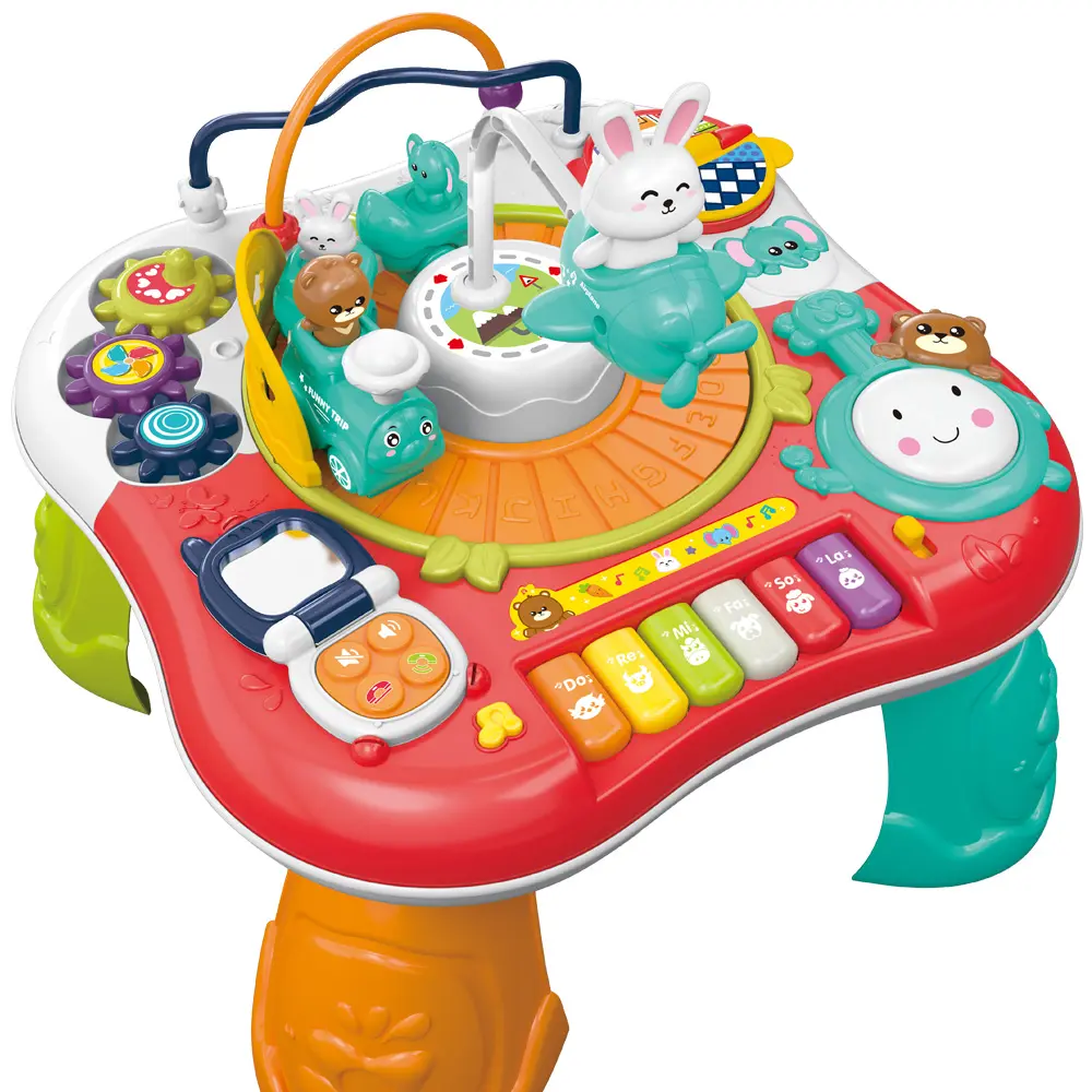 baby activity table baby activity toys 2 in 1 learning center with light and music 6 to 12 months for 1 year old