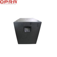 OPRA AR-118 Enceinte PA professionnelle simple 18 pouces pleine gamme 2000W de puissance de programme, étanche, en contreplaqué de bouleau, avec système de fixation