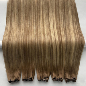 La calidad de lujo dura más de 1 año Genius Weft Balayage Color Hair Hecho a mano Trama hecha a mano - Product Image 6