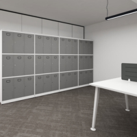 Casier à vêtements en métal série SE pour bureau / école / zone de distribution