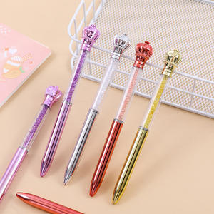 ผลิตปากกาลูกลื่นคริสตัลราคาส่งพร้อมมงกุฎกลิตเตอร์และปากกาลูกลื่นคริสตัลพลาสติก ECO ขนาด 1.0 มม. ขายดี - Product Image 6