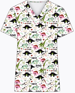 คุณภาพสูงขายส่งผู้หญิงขัดเครื่องแบบทางการแพทย์ขัดพยาบาล Tops <span class=keywords><strong>โรง</strong></span>งานลูกค้าพิมพ์ผ้าฝ้ายโพลีเอสเตอร์ขัด<span class=keywords><strong>ช</strong></span>ุด - Product Image 3