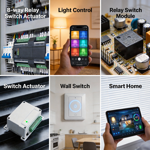 Relè Smart Home Linkci LCSHXD-243G 3FF 152 SRD 20A 277VAC, Relè di Potenza a 5 Pin 0.36W per UPS e Alimentazione Elettrodomestici - Product Image 3