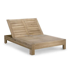 Chaises longues en teck pour hôtel-resort, <span class=keywords><strong>double</strong></span> place, pour piscine, meubles <span class=keywords><strong>de</strong></span> jardin, meubles <span class=keywords><strong>de</strong></span> <span class=keywords><strong>bain</strong></span> <span class=keywords><strong>de</strong></span> <span class=keywords><strong>soleil</strong></span> en plein air - Product Image 2