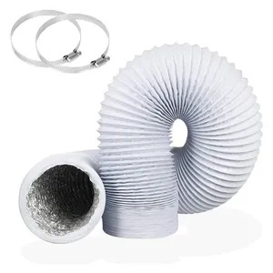 Lakeso Flexible Dryer Ducting Hose Transition Duct Air Hose Ideal For HVAC